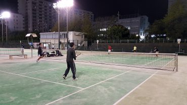 mixiソフトテニス練習
