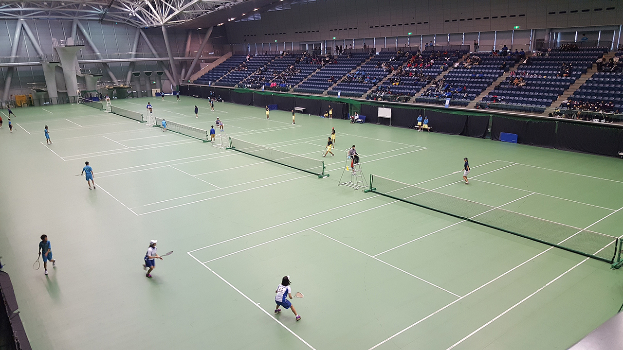 横浜インドアソフトテニス,横浜国際プール