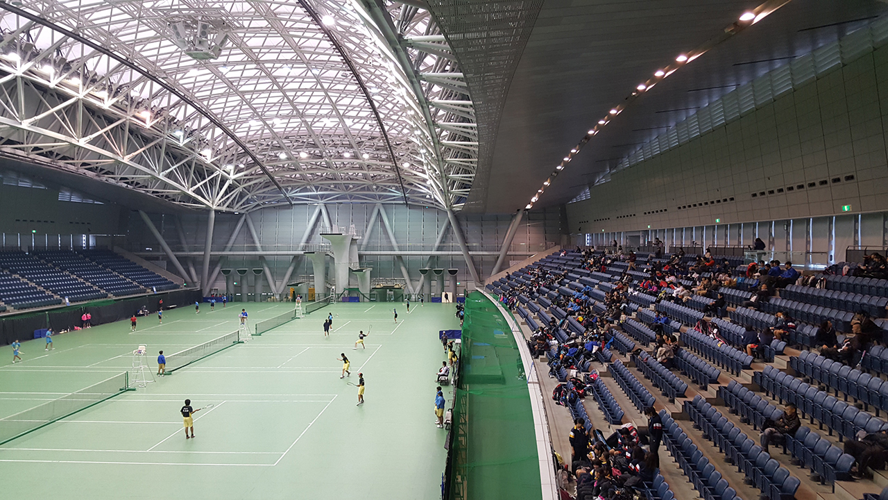 横浜インドアソフトテニス,横浜国際プール