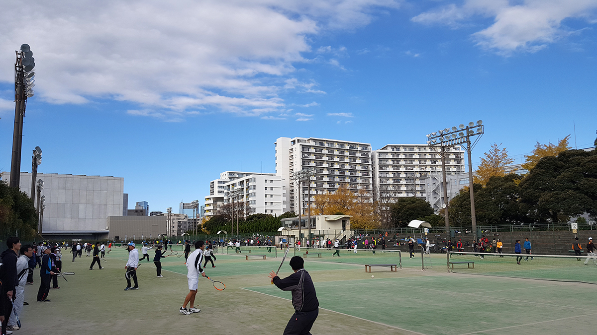 川崎市民ソフトテニス大会,富士見公園テニスコート