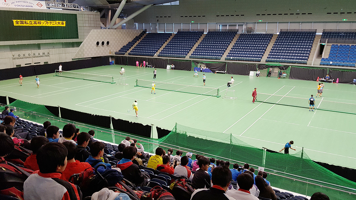全日本私立高等学校選抜ソフトテニス大会,横浜国際プール