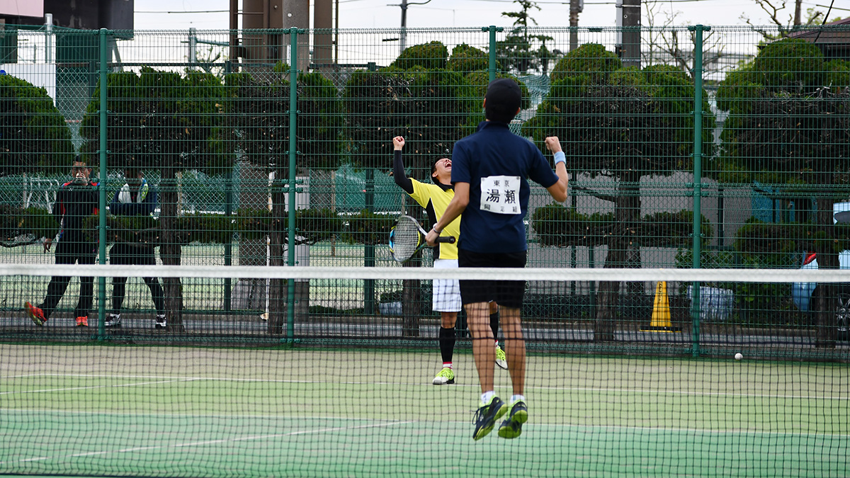 関東オープンソフトテニス大会,谷河内テニスコート,若月組,同志組
