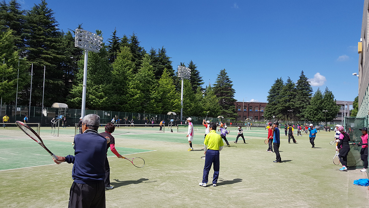 川崎市春季市民ソフトテニス大会,等々力テニスコート