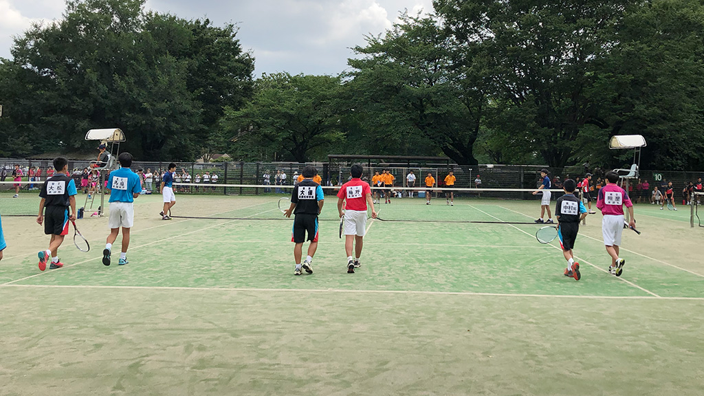 ソフトテニス,中体連,中学都大会,小金井公園テニスコート