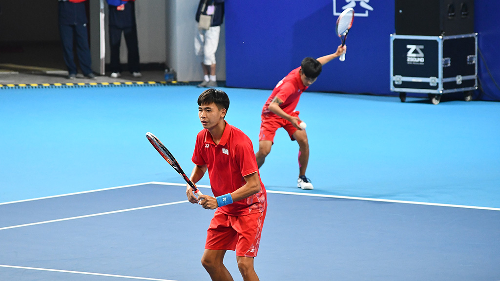 ソフトテニス台湾(中華台北)代表,余凱文(ユー・カイウェン),林韋傑(リン・ウェイジェ)