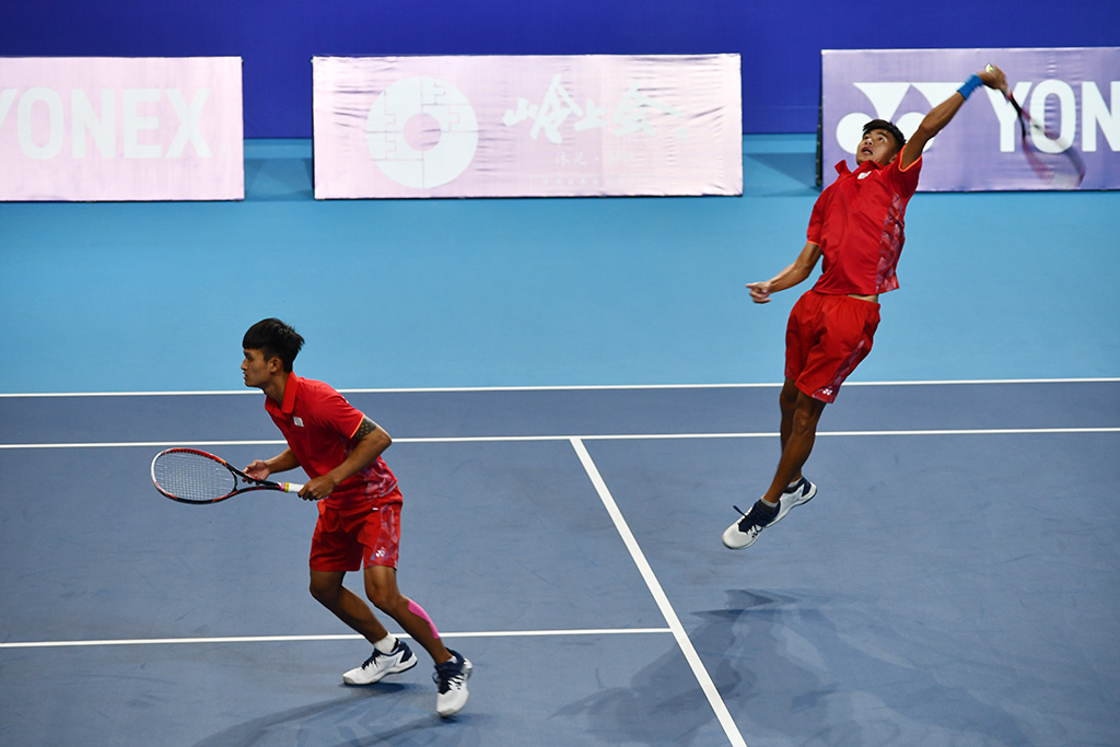 ソフトテニス台湾(中華台北)代表,余凱文(ユー・カイウェン),林韋傑(リン・ウェイジェ)