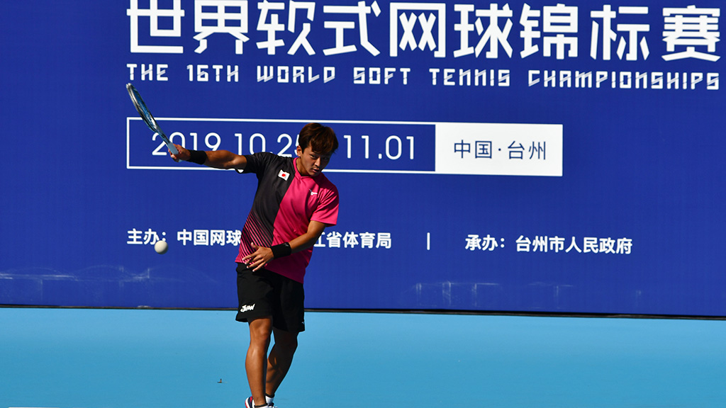 船水颯人,ソフトテニス日本代表,2019世界選手権in台州