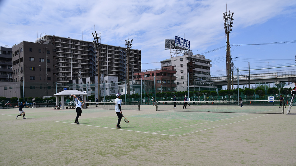 谷河内テニスコート,関東オープンソフトテニス選手権大会,35男子45男子