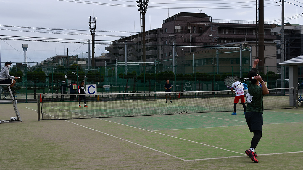 谷河内テニスコート,関東オープンソフトテニス選手権大会,45男子決勝