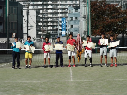 東京都中学校ソフトテニス新人大会