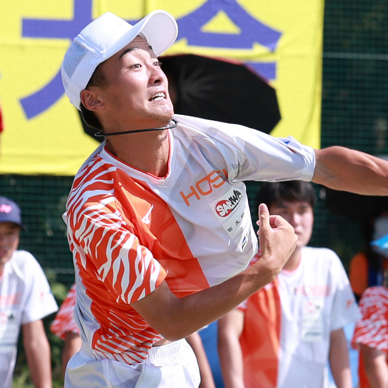 ソフトテニスナショナルチーム・橋場柊一郎選手