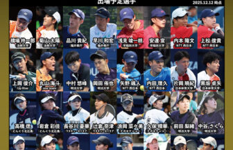 東京インドア2026,出場予定選手